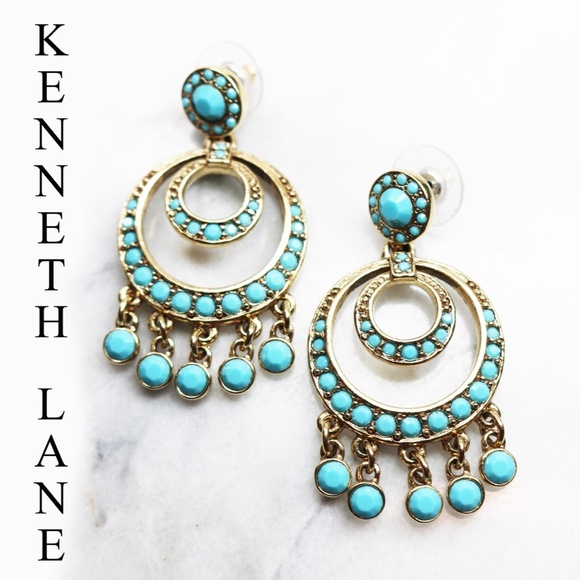 Vintage KENNETH JAY LANE Chandelier Earrings - Picture 10 of 15